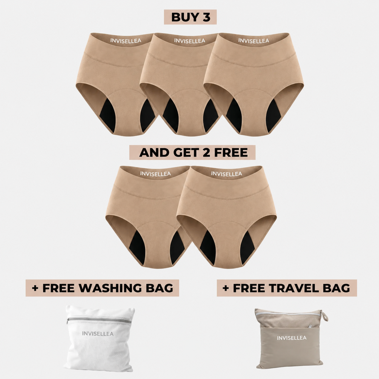 Signature Leakproof Underwear (3+2 FREE)