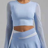 Women’s Three Piece Baby Blue Sportswear Set
