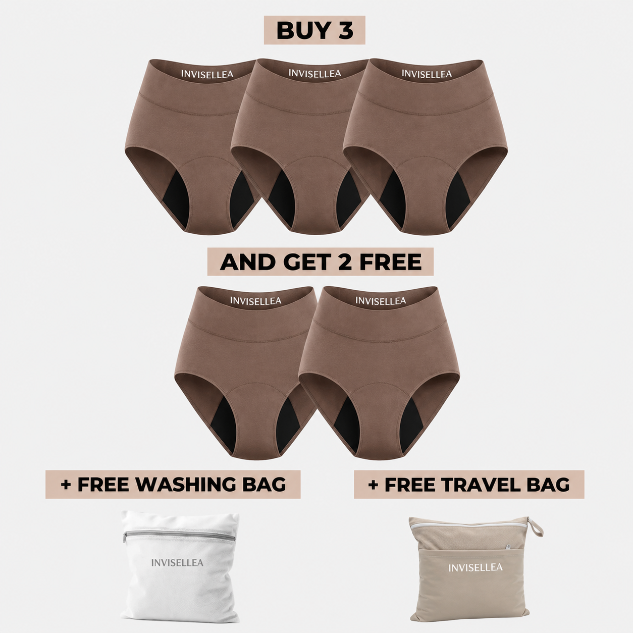 Signature Leakproof Underwear (3+2 FREE)