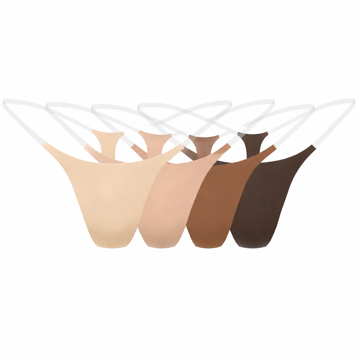 4-Pack All Colors - Invisible Underwear