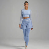 Women’s Three Piece Baby Blue Sportswear Set